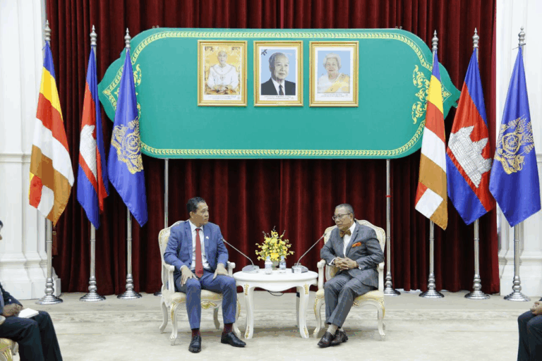 Courtesy Visit by the Ambassador of India to Cambodia