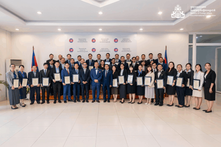 Negotiation and Lobbying Tactics Training Course by H.E. Dr. SOK Siphana at NIDIR