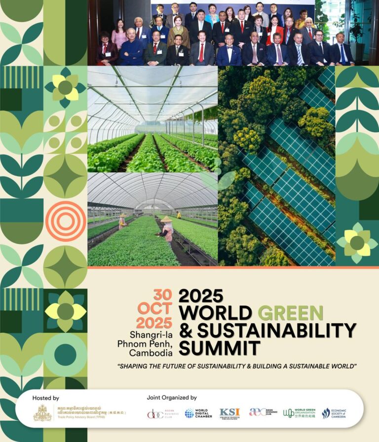 2025 World Green & Sustainability Summit in Phnom Penh