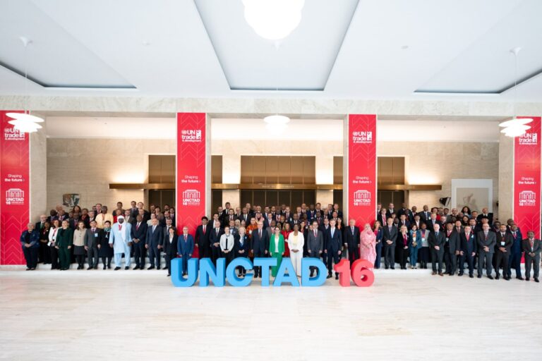 Family Photo of the Heads of Delegation during UNCTAD 16