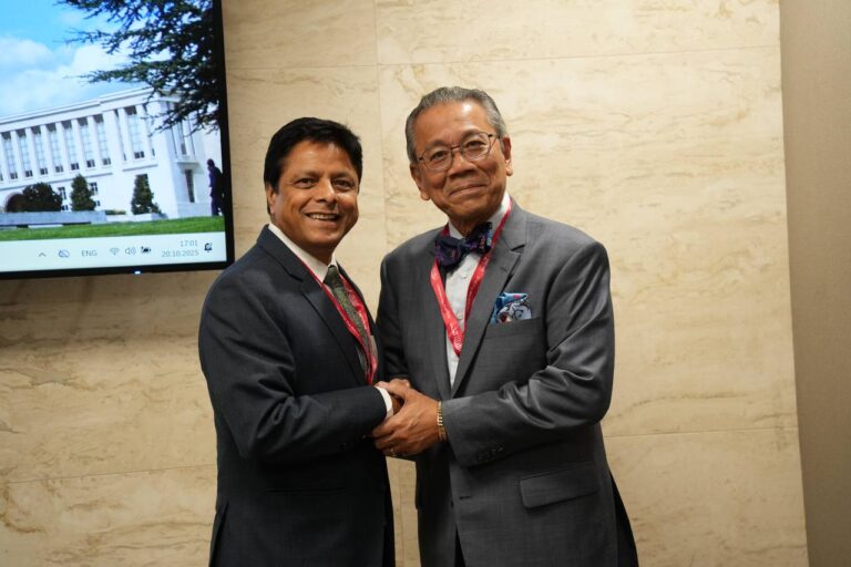Bilateral Meeting with Dr. Ratnakar Adhikari, Executive Director of the EIF