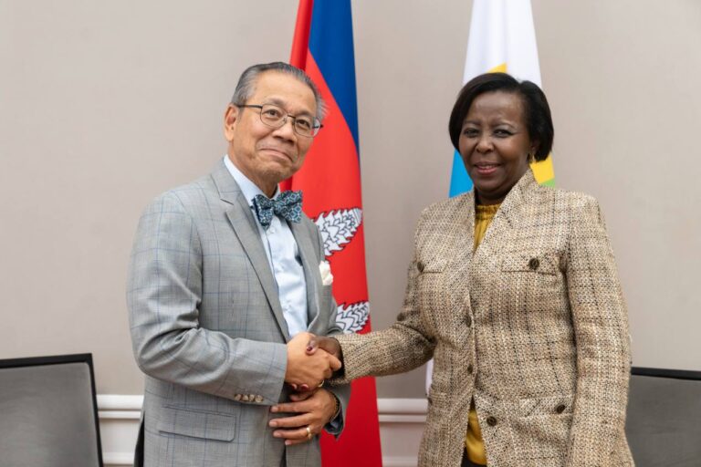 Courtesy Call on H.E. Lousie MUSHIKIWABO, Secretary General of the Organisation internationale de la Francophonie (OIF)