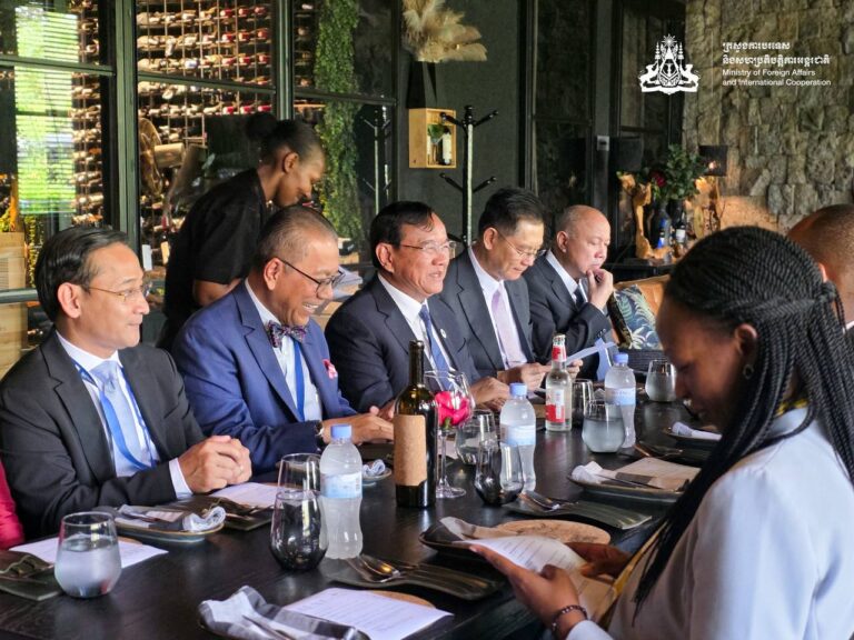 Luncheon hosted by H.E. Olivier Jean Patrick Nduhungirehe, Minister of Foreign Affairs and International Cooperation of the Republic of Rwanda