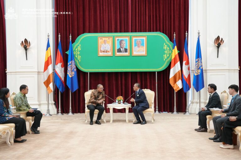 Farewell Courtesy Call from H.E. Dr. Santo Darmosumarto, Ambassador of the Republic of Indonesia to the Kingdom of Cambodia