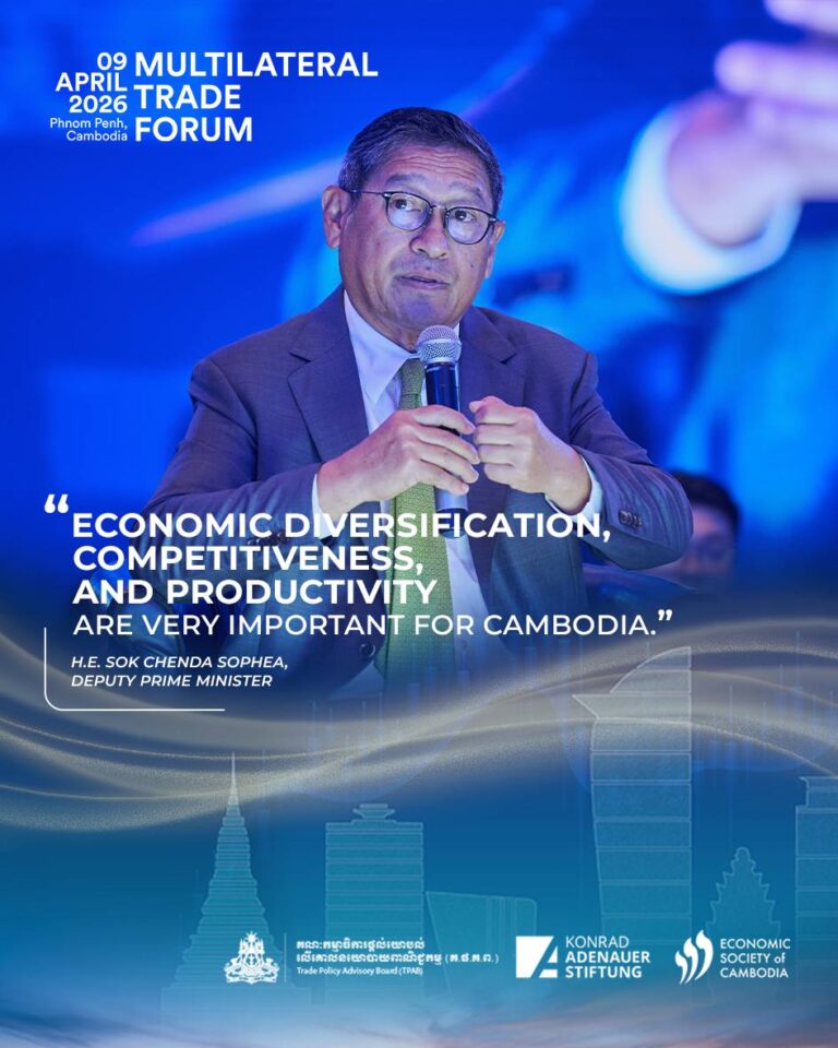 H.E. Sok Chenda Sophea, Deputy Prime Minister of the Kingdom of Cambodia, highlight at the Multilateral Trade Forum 2026