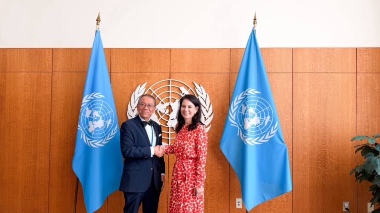 Bilateral Meeting with H.E. Ms. Annalena Baerbock, President of the 80th Session of the General Assembly of the UN