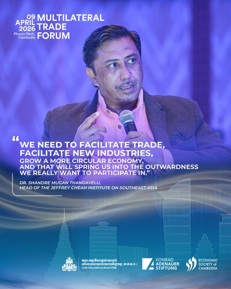 During the Multilateral Trade Forum #MTF2026, Dr. Shandre Mugan Thangavelu shared a compelling vision for the future of Southeast Asian trade. He emphasized that